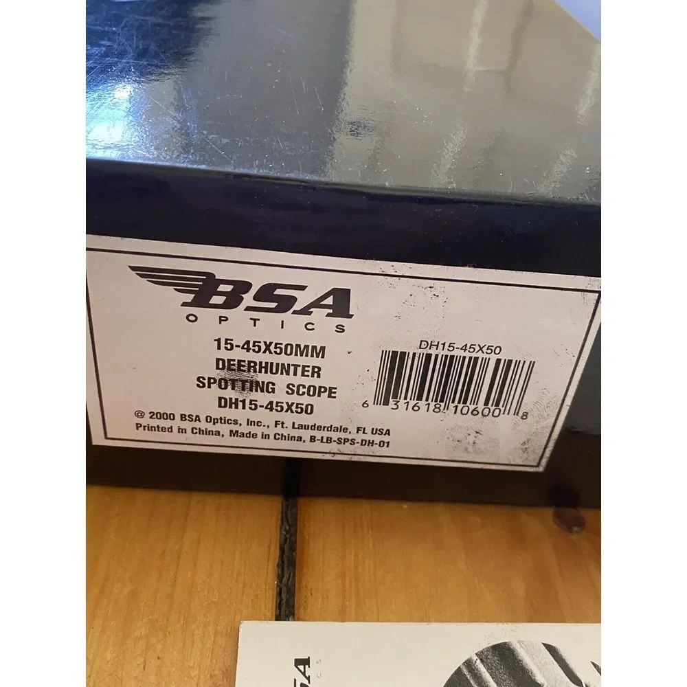 BSA Optics 15-45X50MM Deerhunter Deer Spotting Scope Hunting Outdoors DH15-45X50